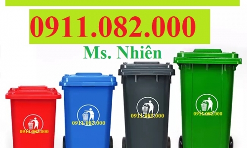 hạ giá thùng rác 120 lít 240 lít giá rẻ- xả 1000 thùng rác giá rẻ sóc 
